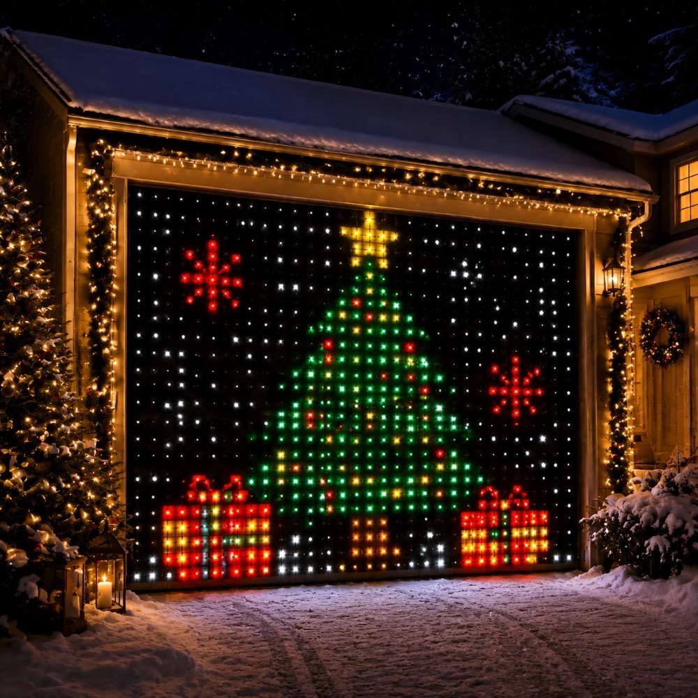 Led Fairy String Lights - Intelligente RGB-LED-Vorhanglichter mit Bluetooth-App-Steuerung, Pixel-Display-Lichterkette für