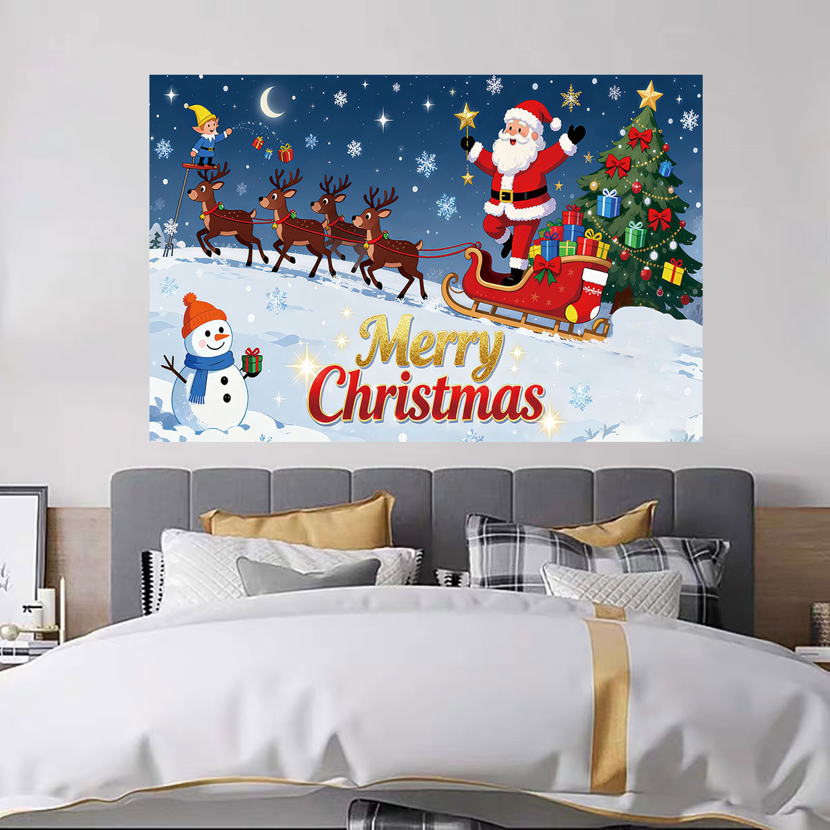 1 Stück Weihnachtself Santa Sc – Snowflake Window Decal Bewertung und Preis
