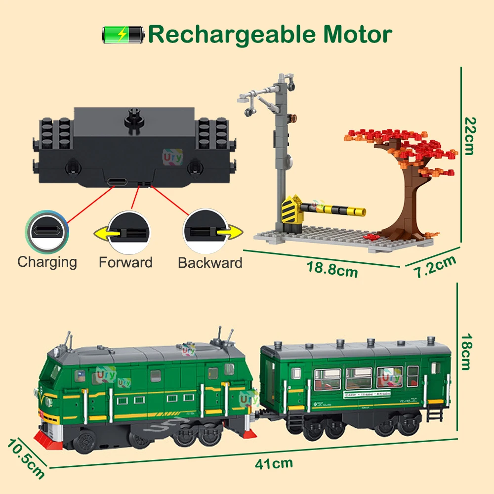Technisches Retro-Grün-Dampfzu – Lego Set City Bewertung und Preis