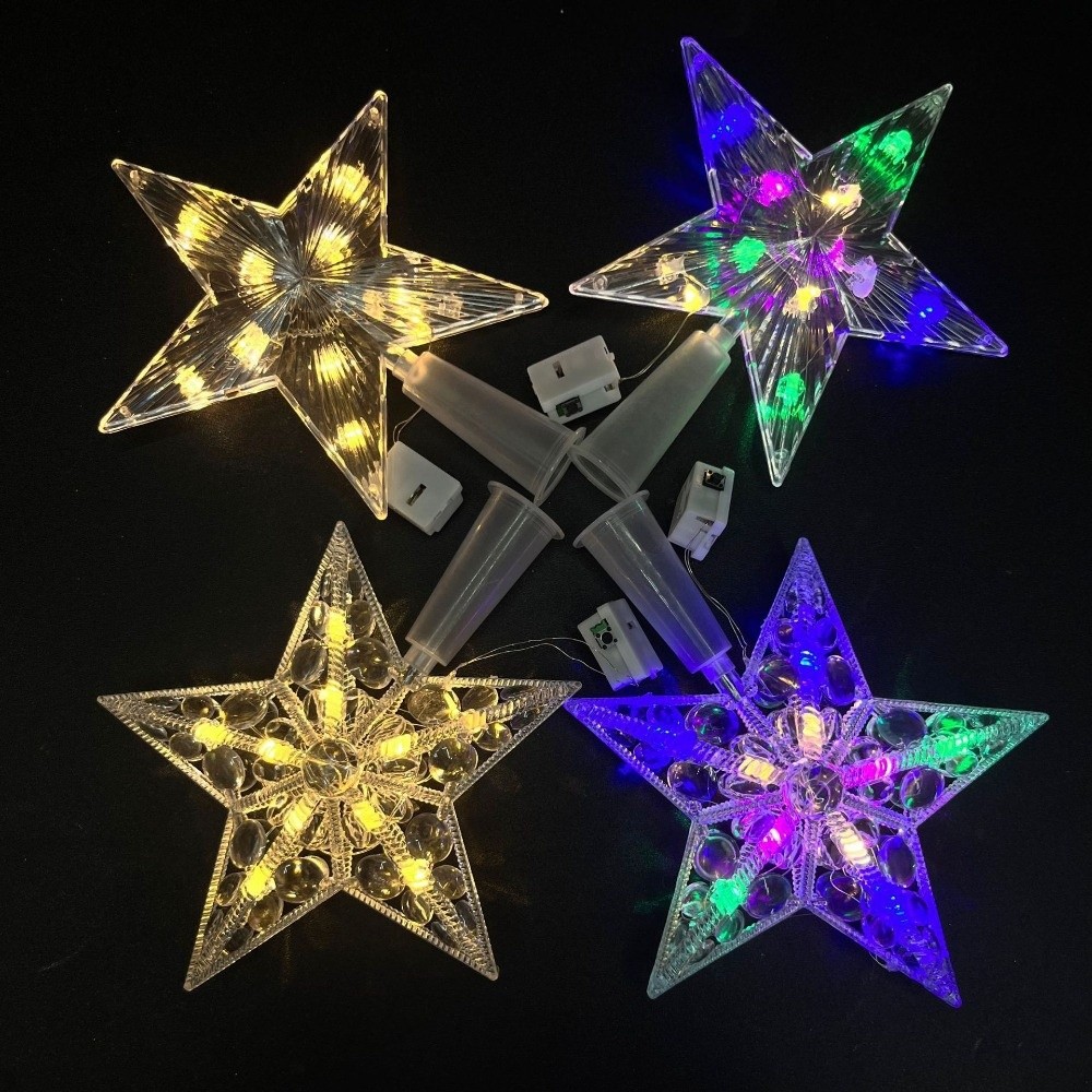 Neue Beleuchtete Stern Weihnac – Star Tree Topper Bewertung und Preis