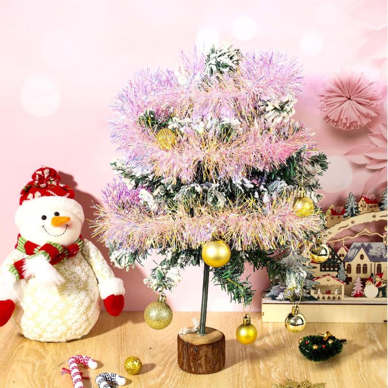 1/3/5 Stück 2M Rosa Weihnachts – Tinsel Garland Decoration Bewertung und Preis