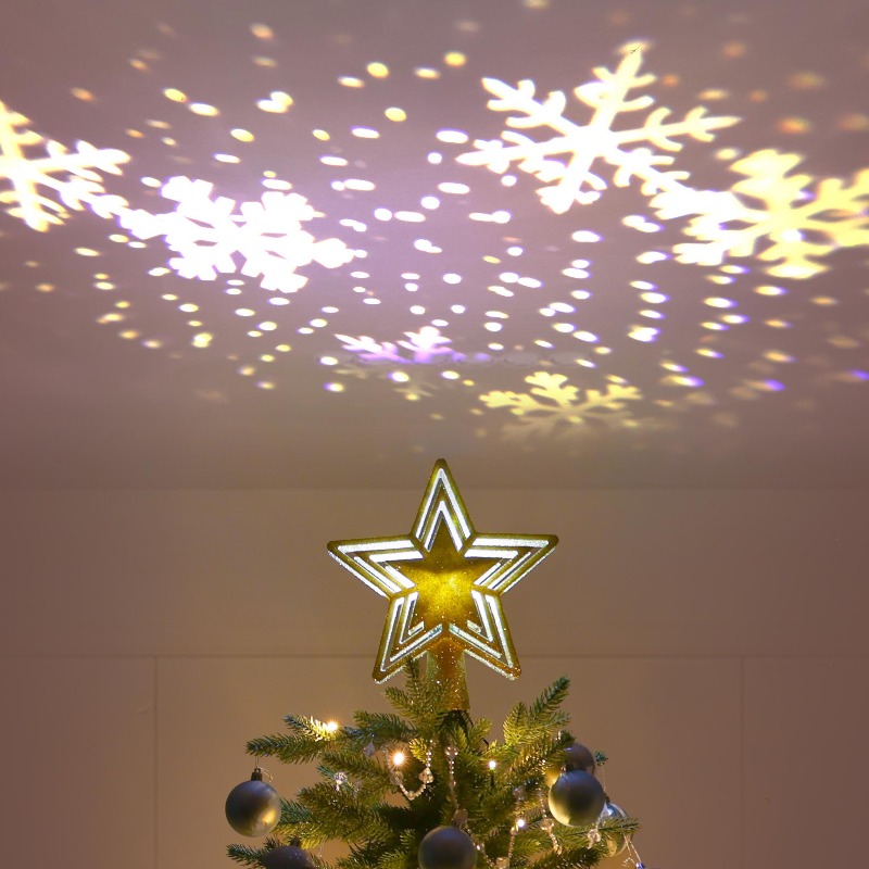 LED-Projektionsbaumspitze, Ste – Star Tree Topper Bewertung und Preis