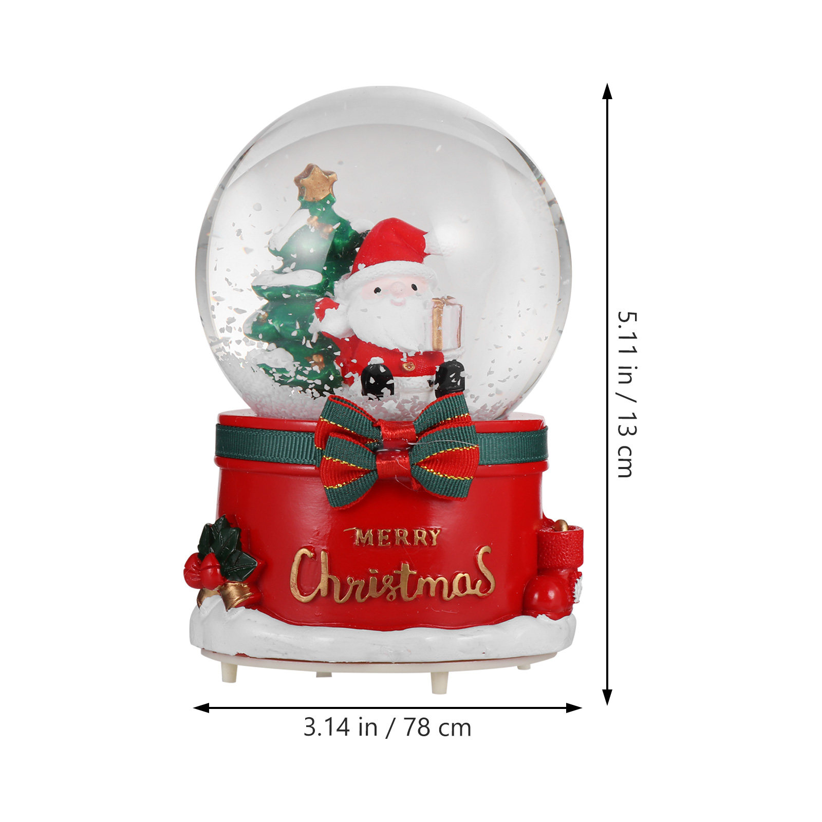 Weihnachtsmann-Globus-Spieluhr – Snow Globe Musical Bewertung und Preis