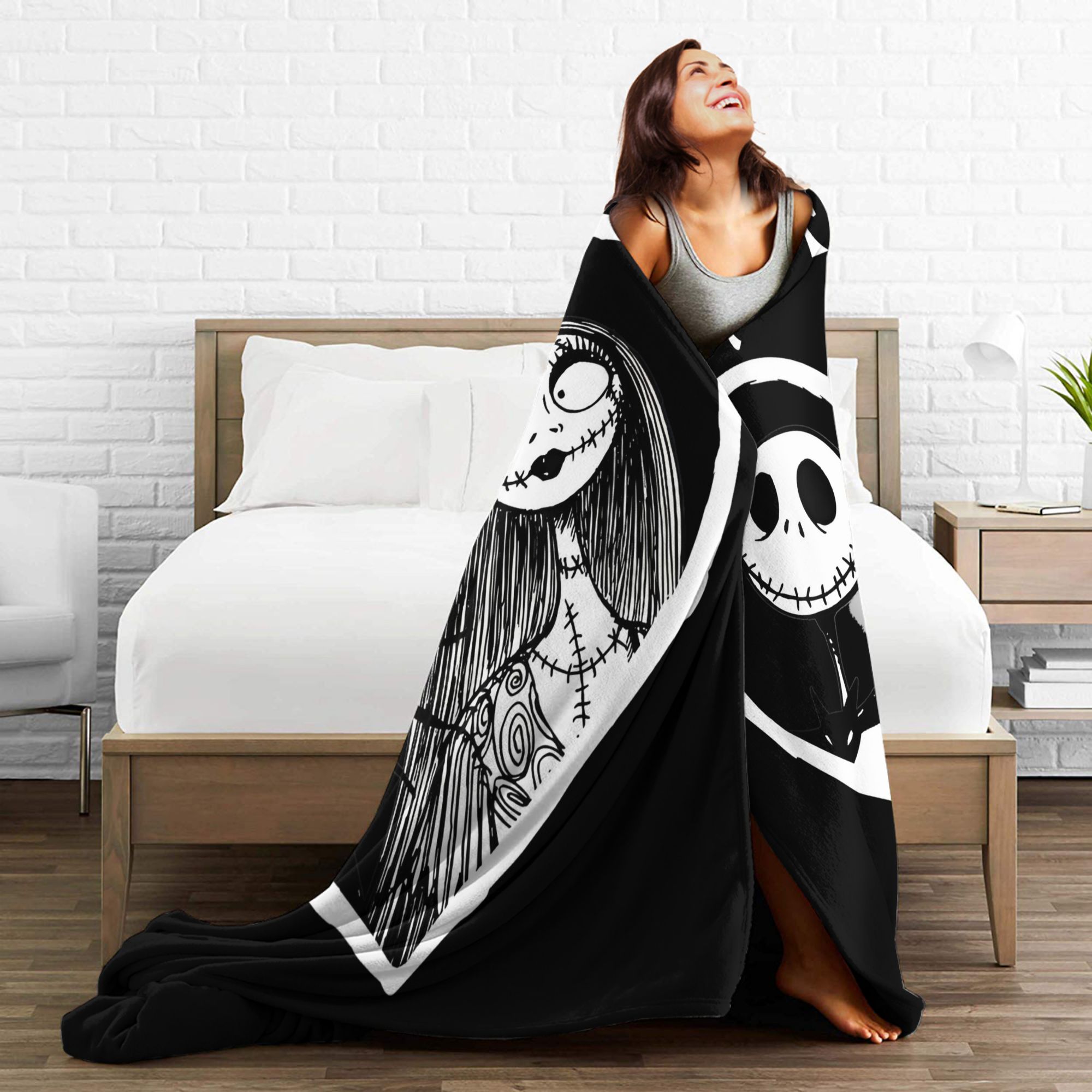 Jack Skellington Together Fore – Christmas Throw Blanket Bewertung und Preis