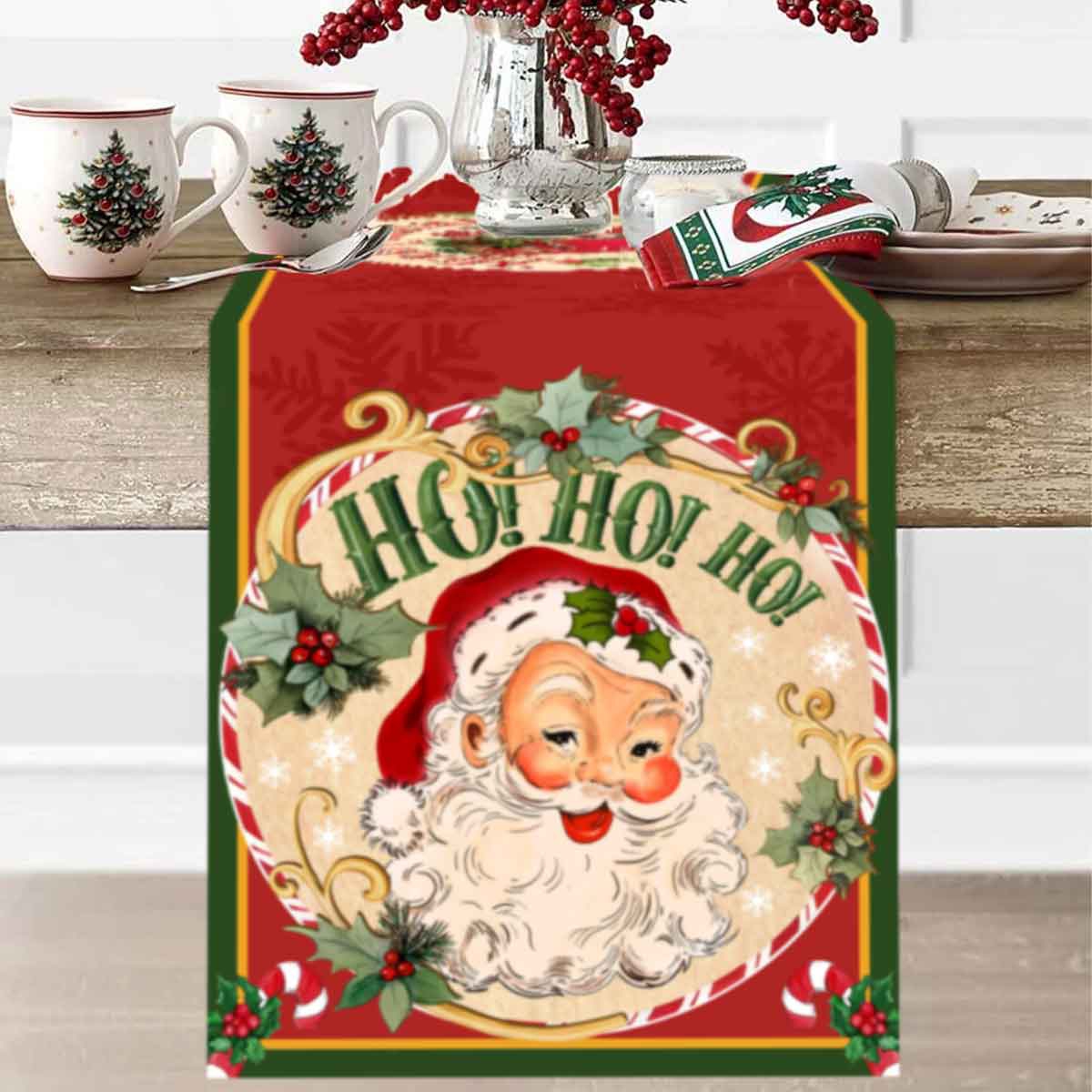Weihnachten Santa Claus Polyes – Christmas Table Runner Bewertung und Preis