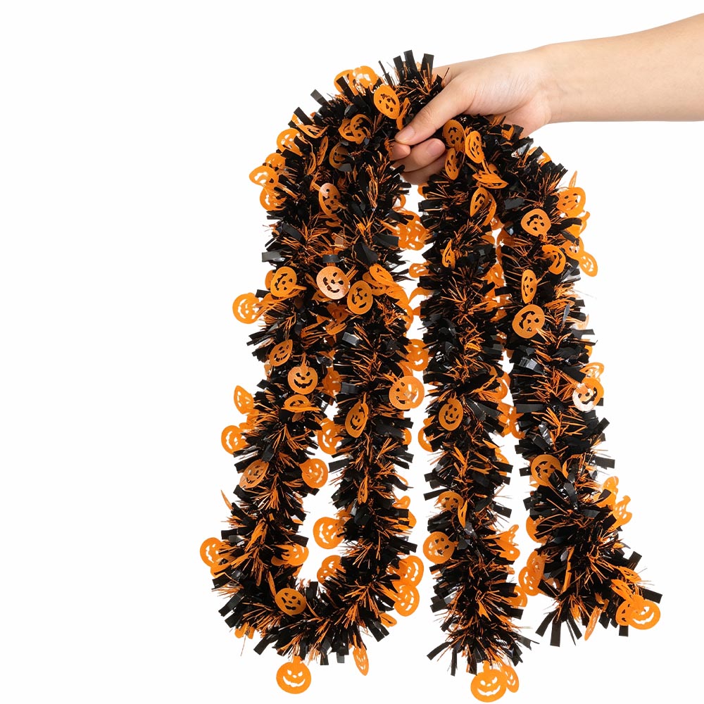 Halloween-Folienfransen-Vorhan – Tinsel Garland Decoration Bewertung und Preis