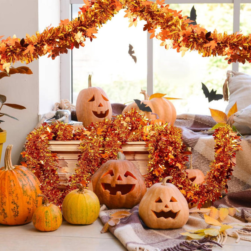 2 Stück Thanksgiving Herbst Ah – Tinsel Garland Decoration Bewertung und Preis