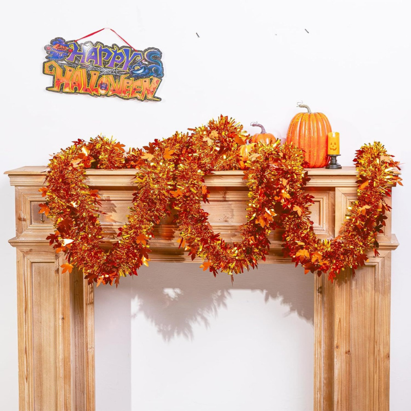 2 Stück Thanksgiving Herbst Ah – Tinsel Garland Decoration Bewertung und Preis