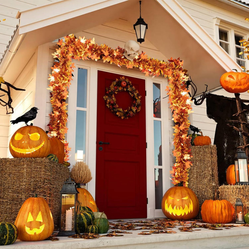 2 Stück Thanksgiving Herbst Ah – Tinsel Garland Decoration Bewertung und Preis