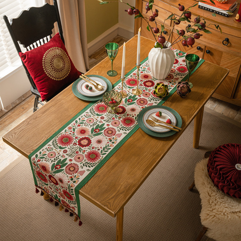 Vintage-Tischläufer im amerika – Christmas Table Runner Bewertung und Preis