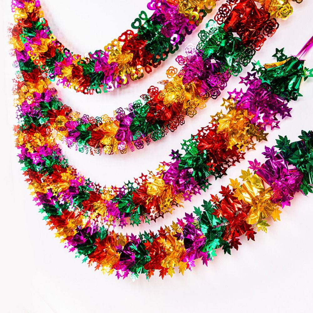3D Weihnachts-Foliengirlanden  – Tinsel Garland Decoration Bewertung und Preis