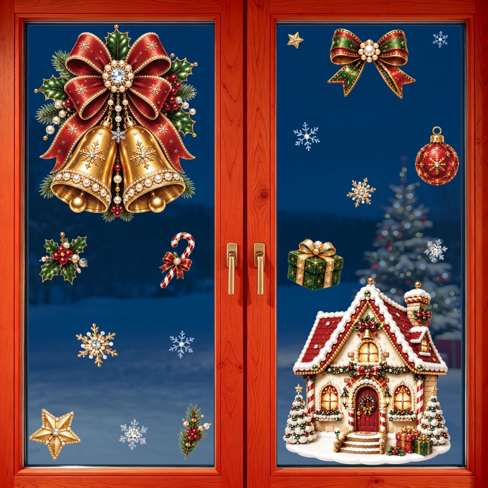 Weihnachten 2027 Neue Fenstera – Snowflake Window Decal Bewertung und Preis