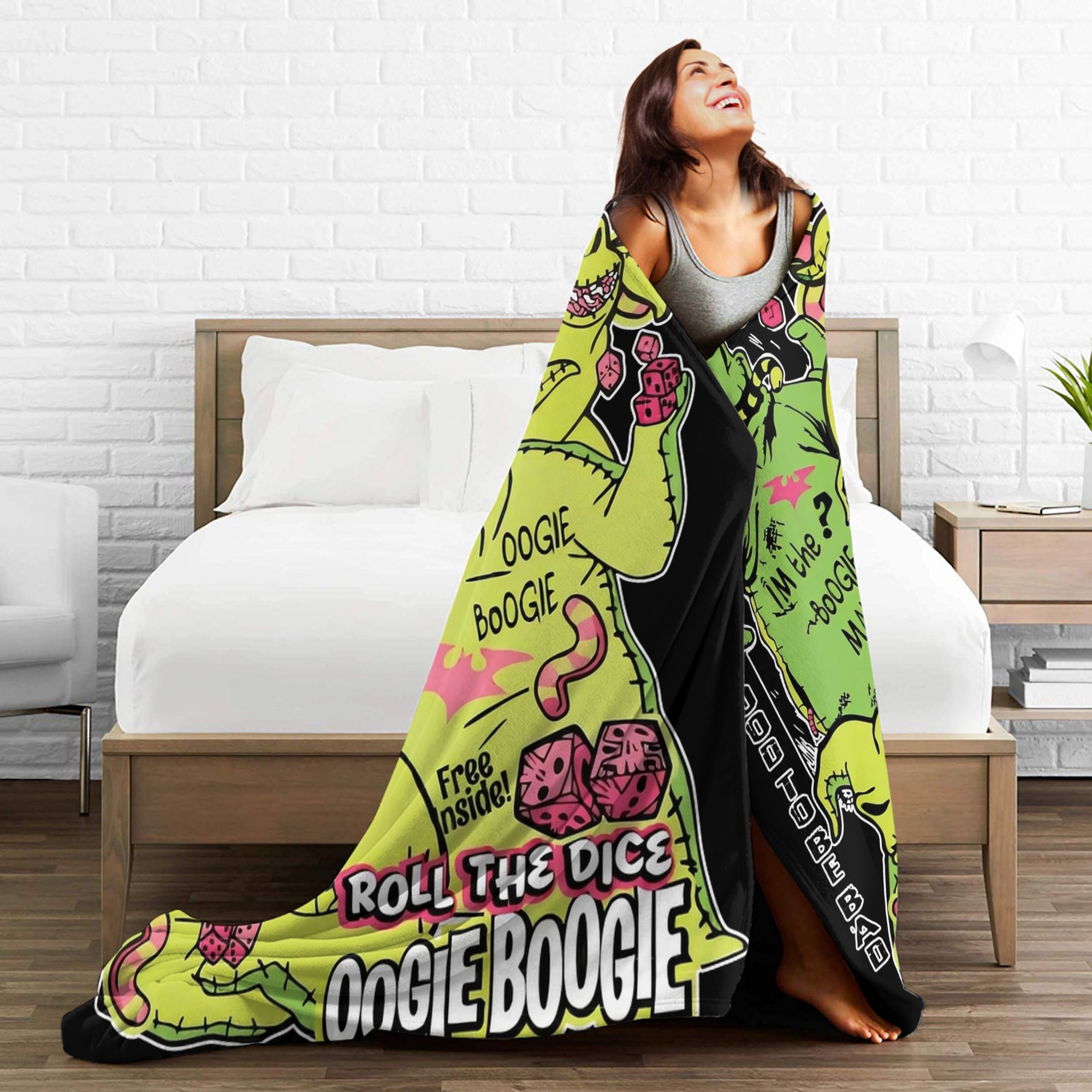 Nightmared Before Christmas Oo – Christmas Throw Blanket Bewertung und Preis