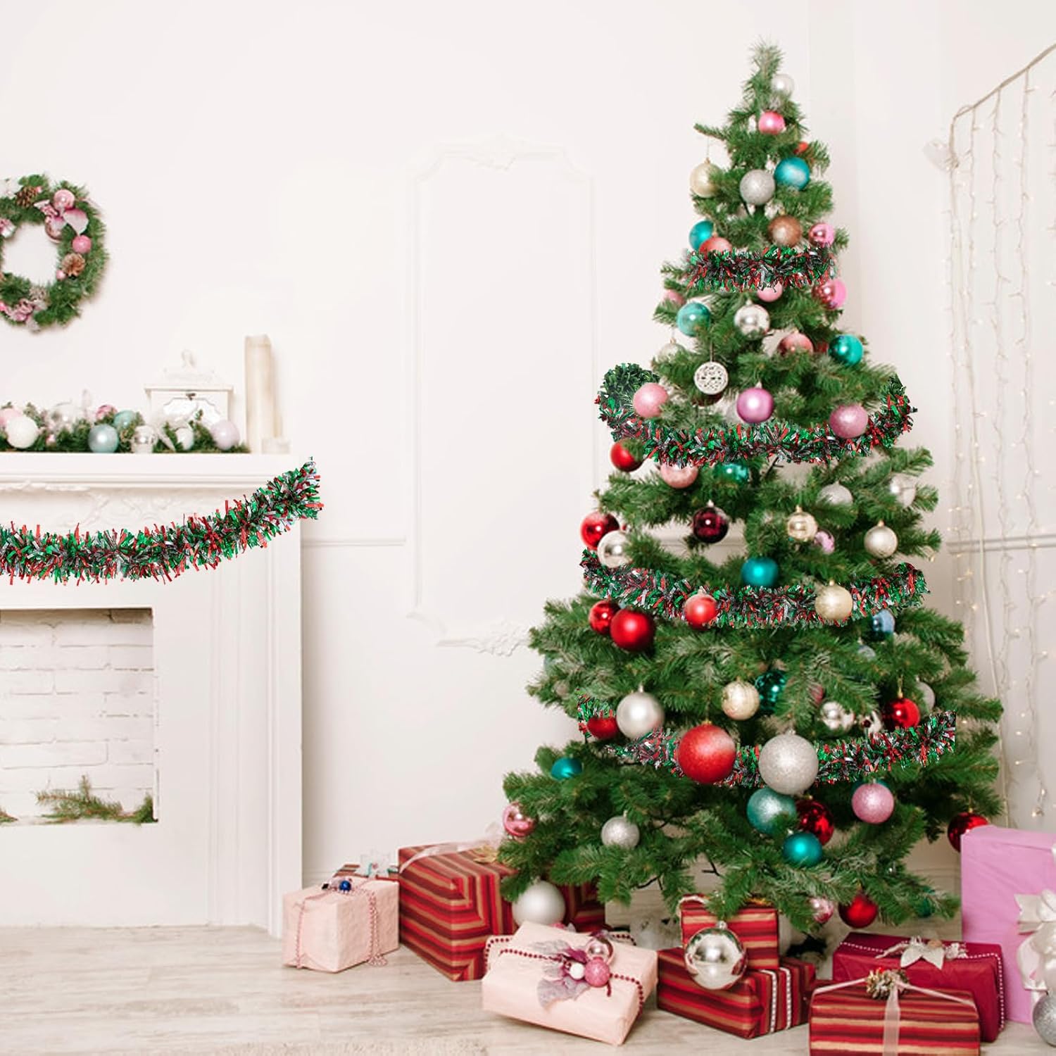 2M Weihnachts-Lametta-Girlande – Tinsel Garland Decoration Bewertung und Preis