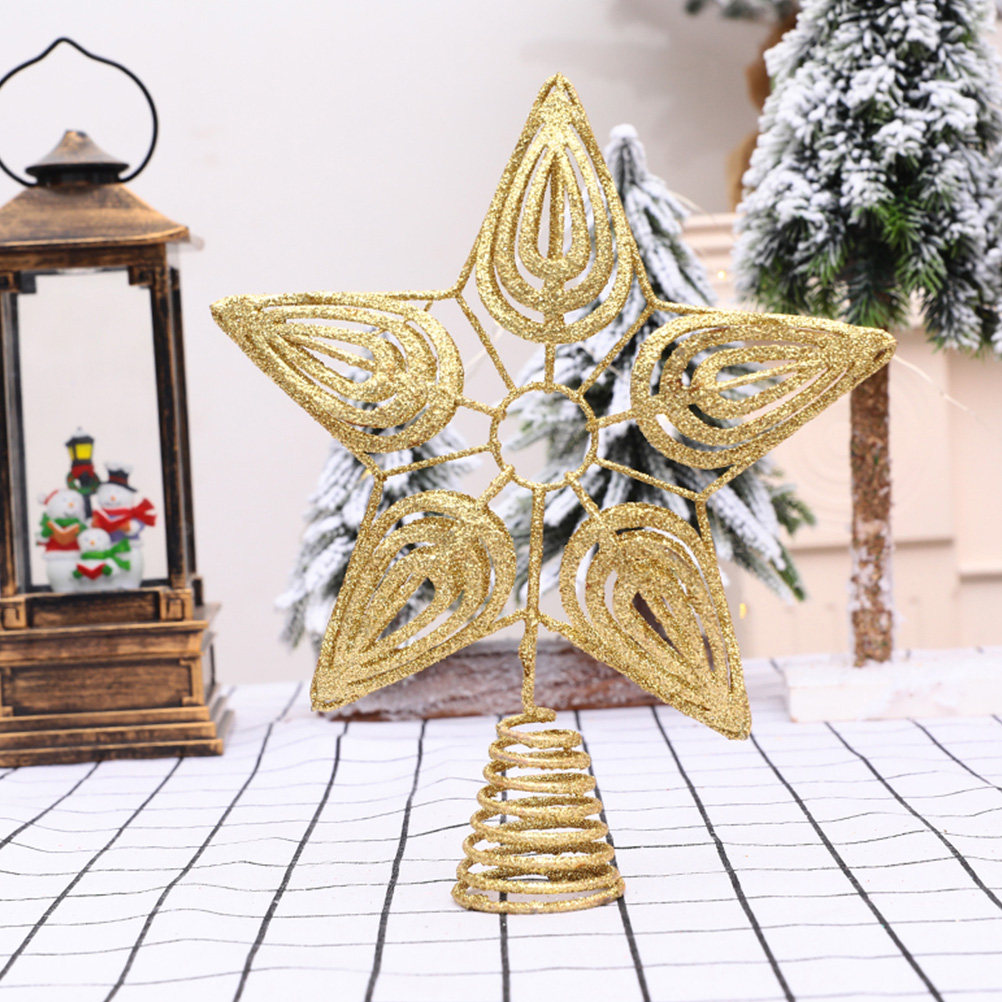 1 Stück Stern Christbaumspitze – Star Tree Topper Bewertung und Preis