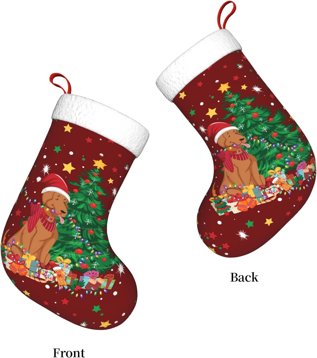 Weihnachts-Hunde-Licht-Design, – Christmas Stocking Hanging Bewertung und Preis