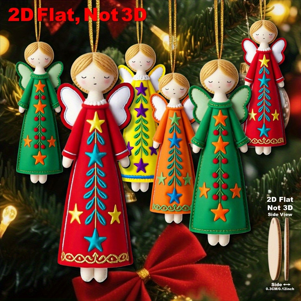 16 Stück bunte Engelsdekoratio – Star Tree Topper Bewertung und Preis