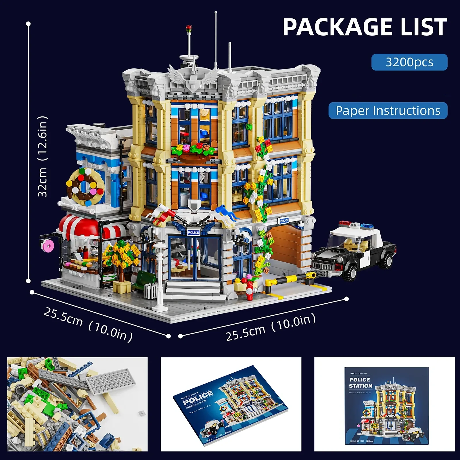 Klemmbausteine Polizeistation  – Lego Set City Bewertung und Preis